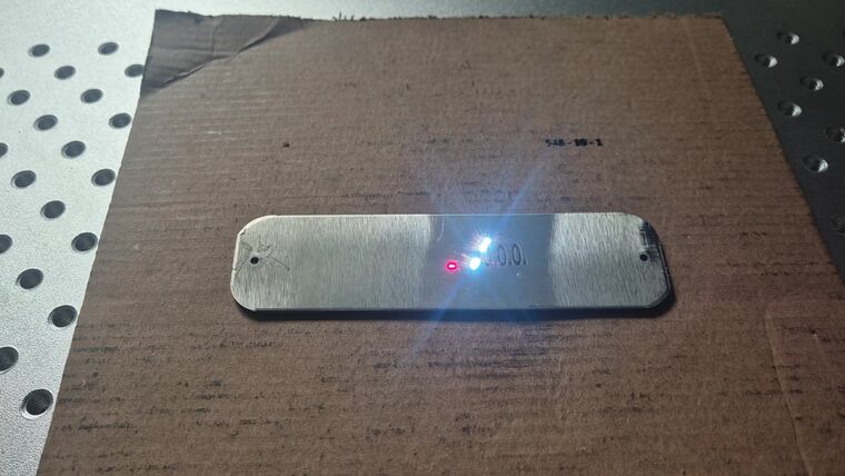 Laser engraving — short video clip.