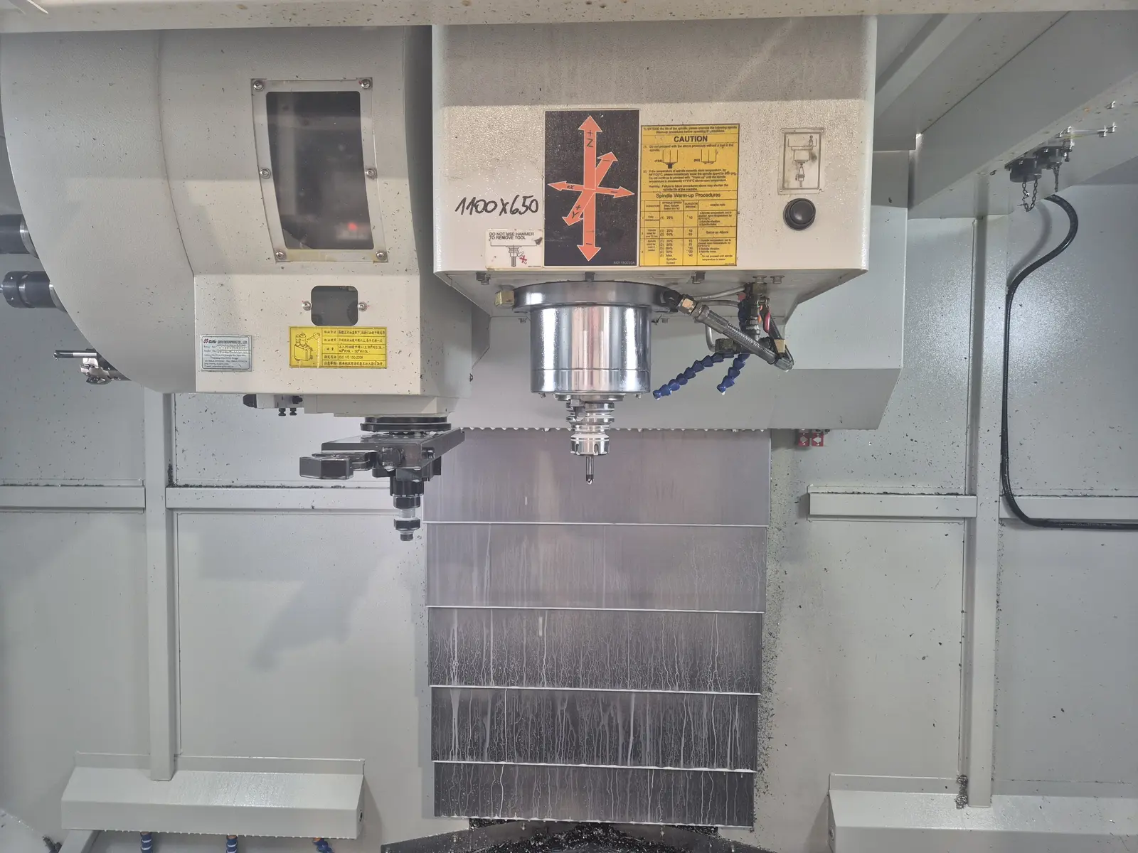 CNC machining centre (2×)